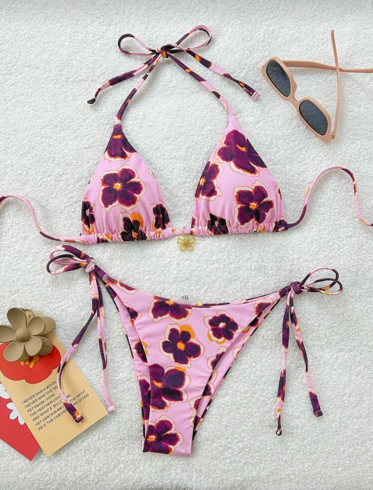 Traje de baño floral