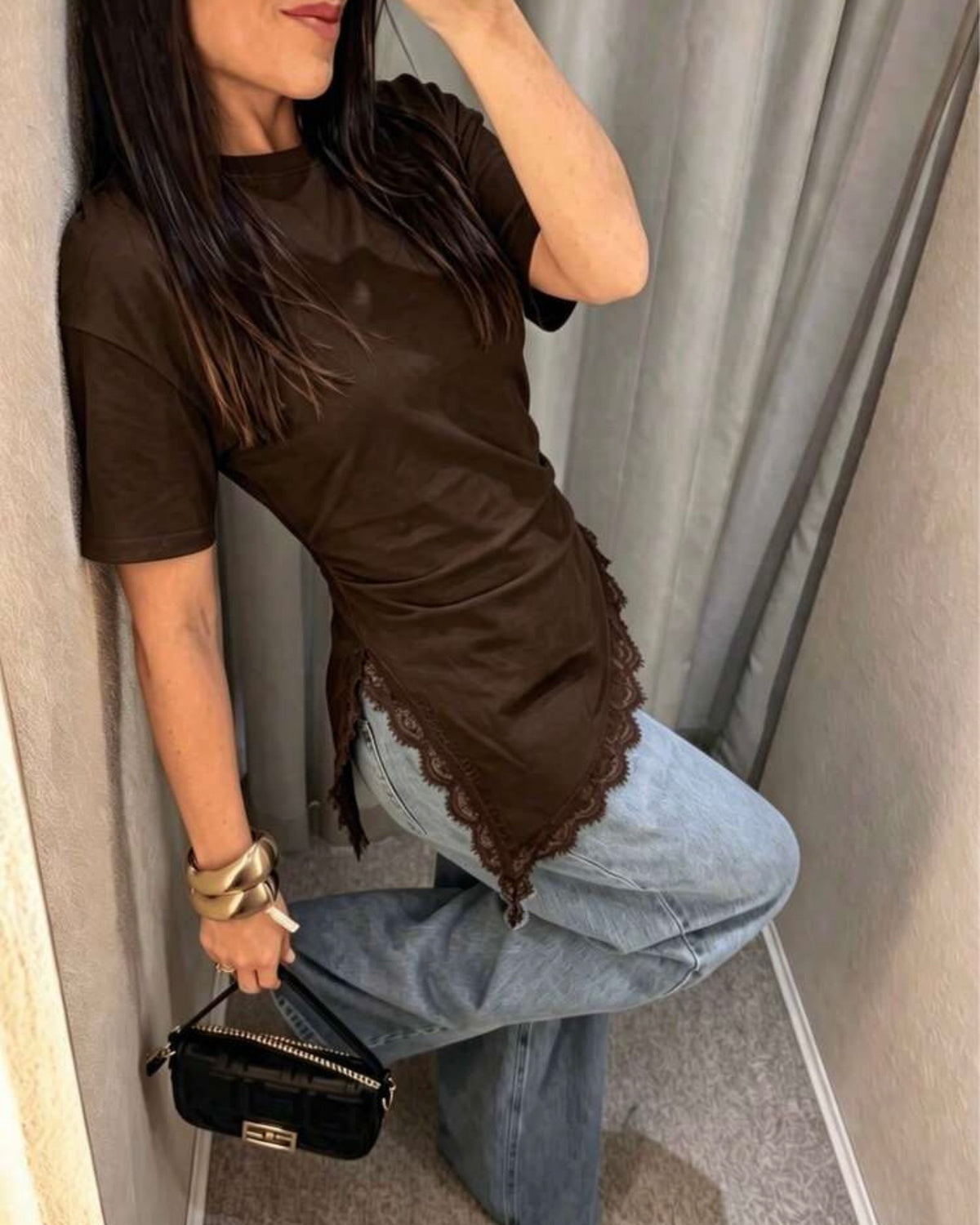 Camisa café