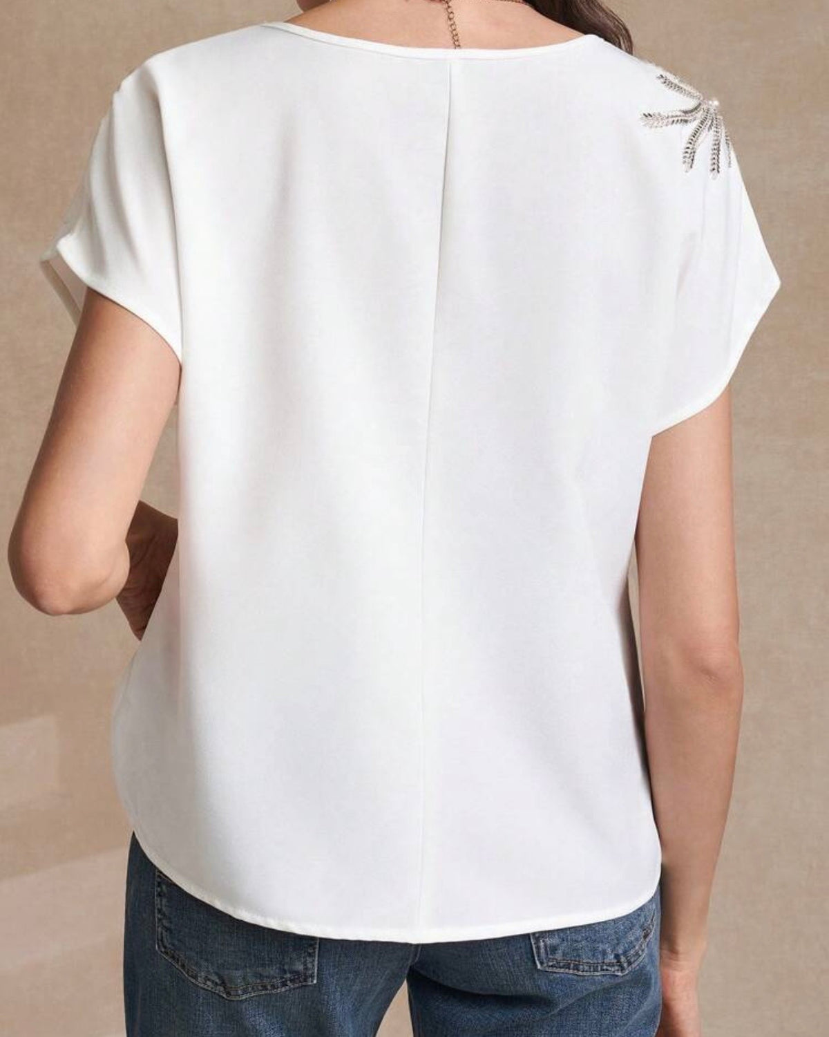 Blusa blanca Amorya