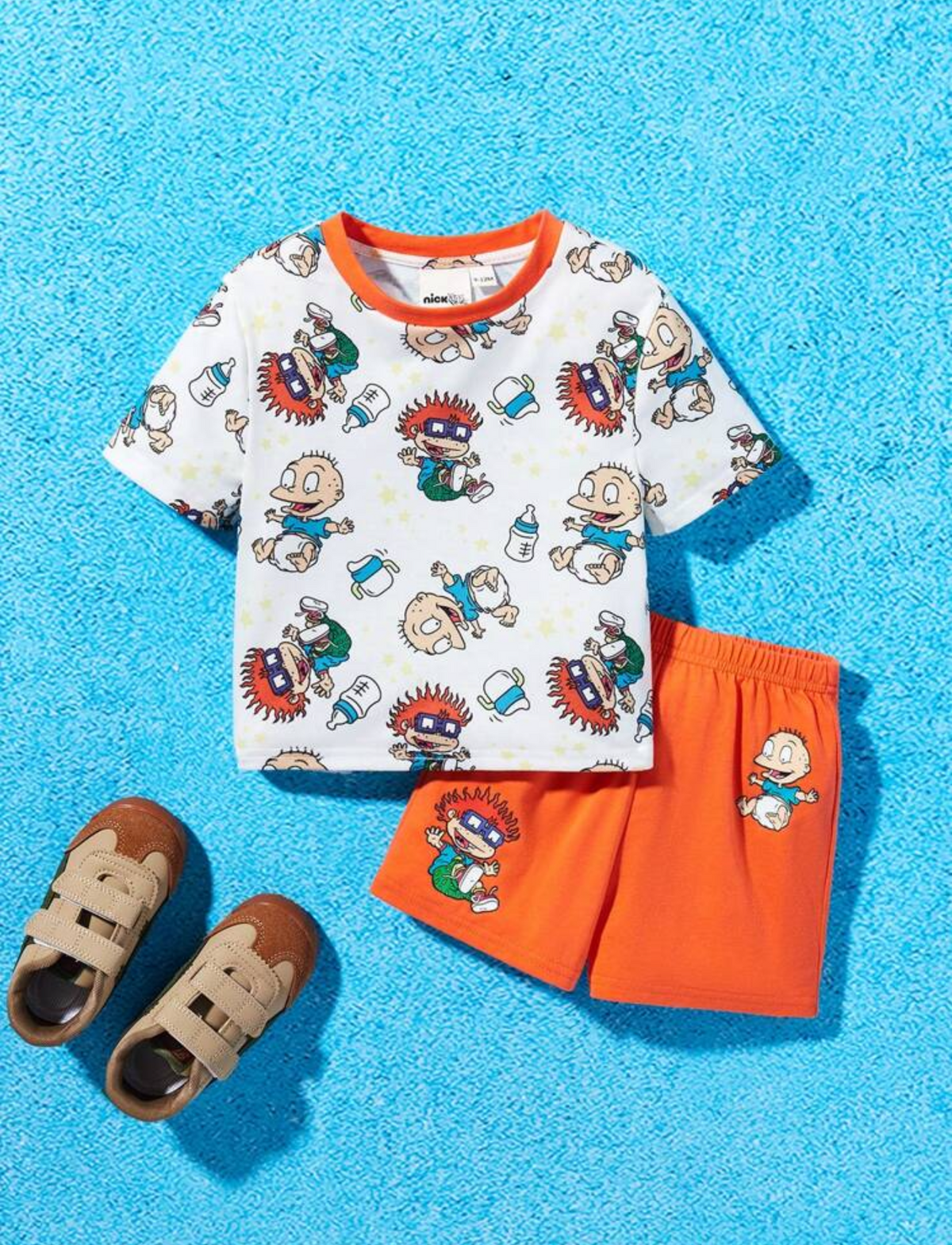 Conjunto naranja de los rugrats