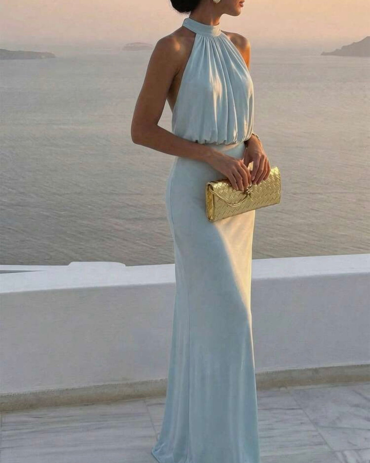 Vestido celeste