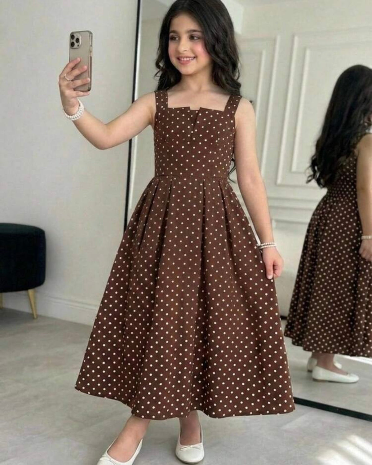 Vestido café