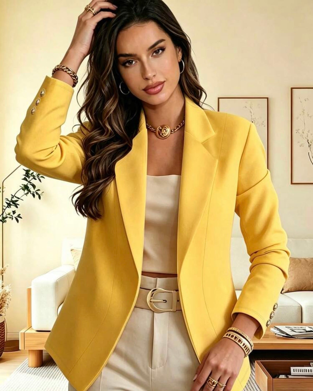 Blazer amarillo