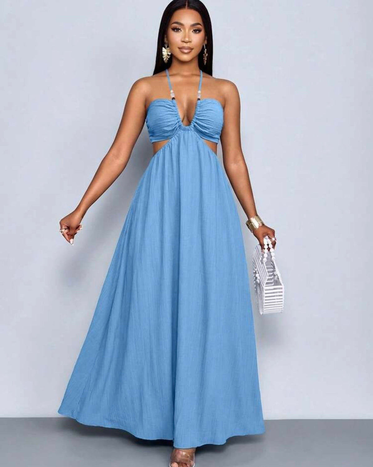 Vestido celeste