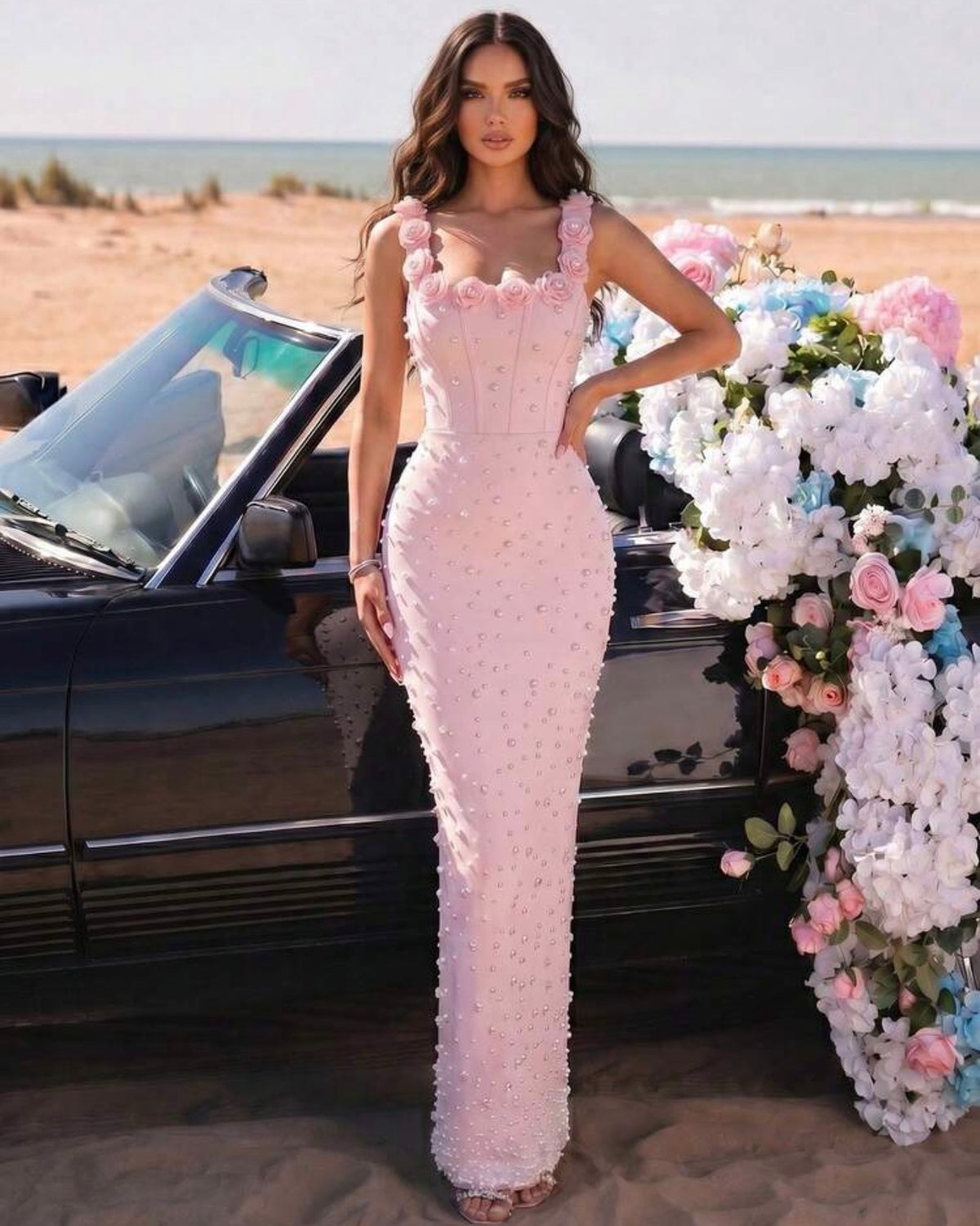 Vestido rosado