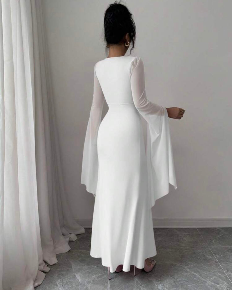 Vestido blanco eleganza