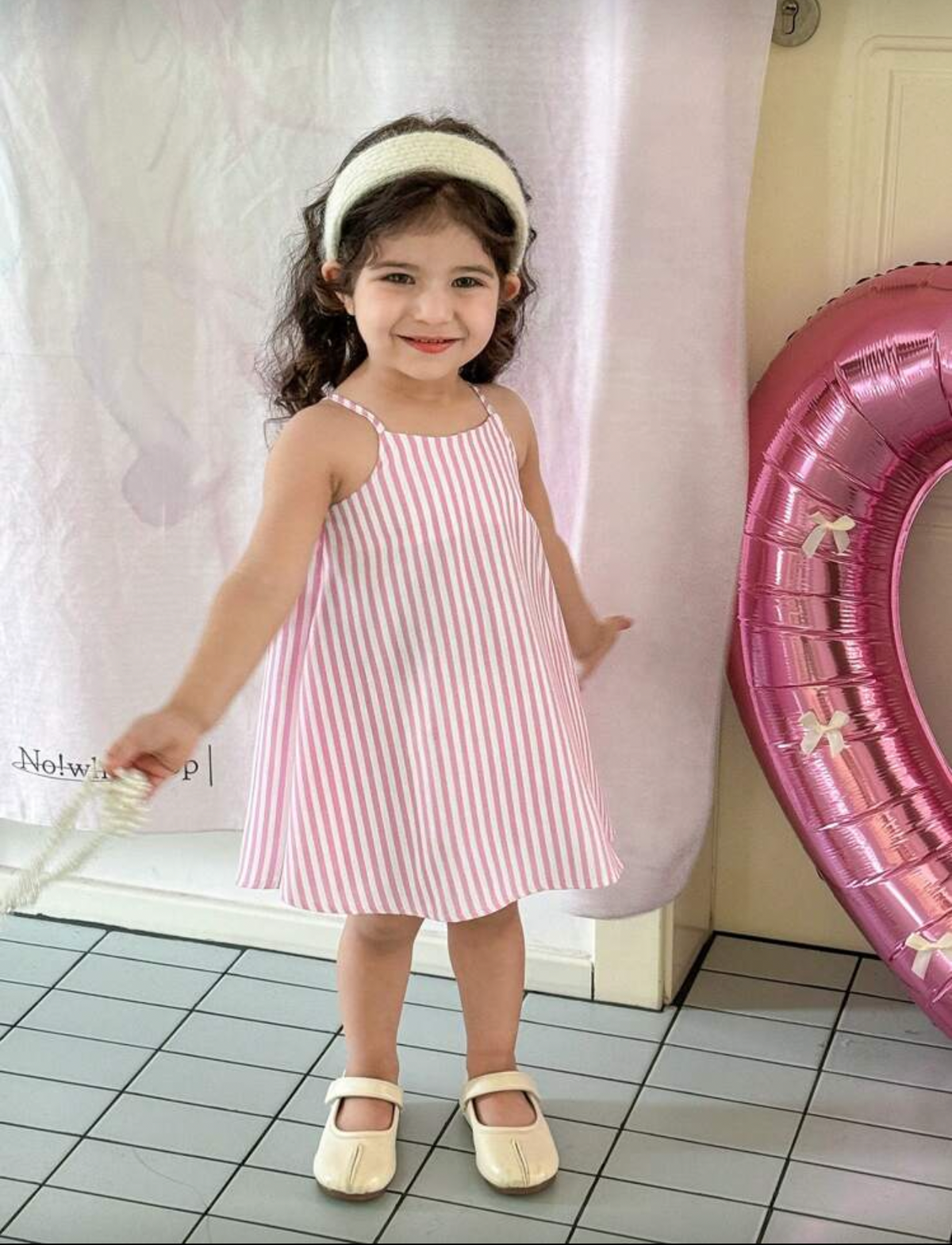 Vestido de niña Rosa