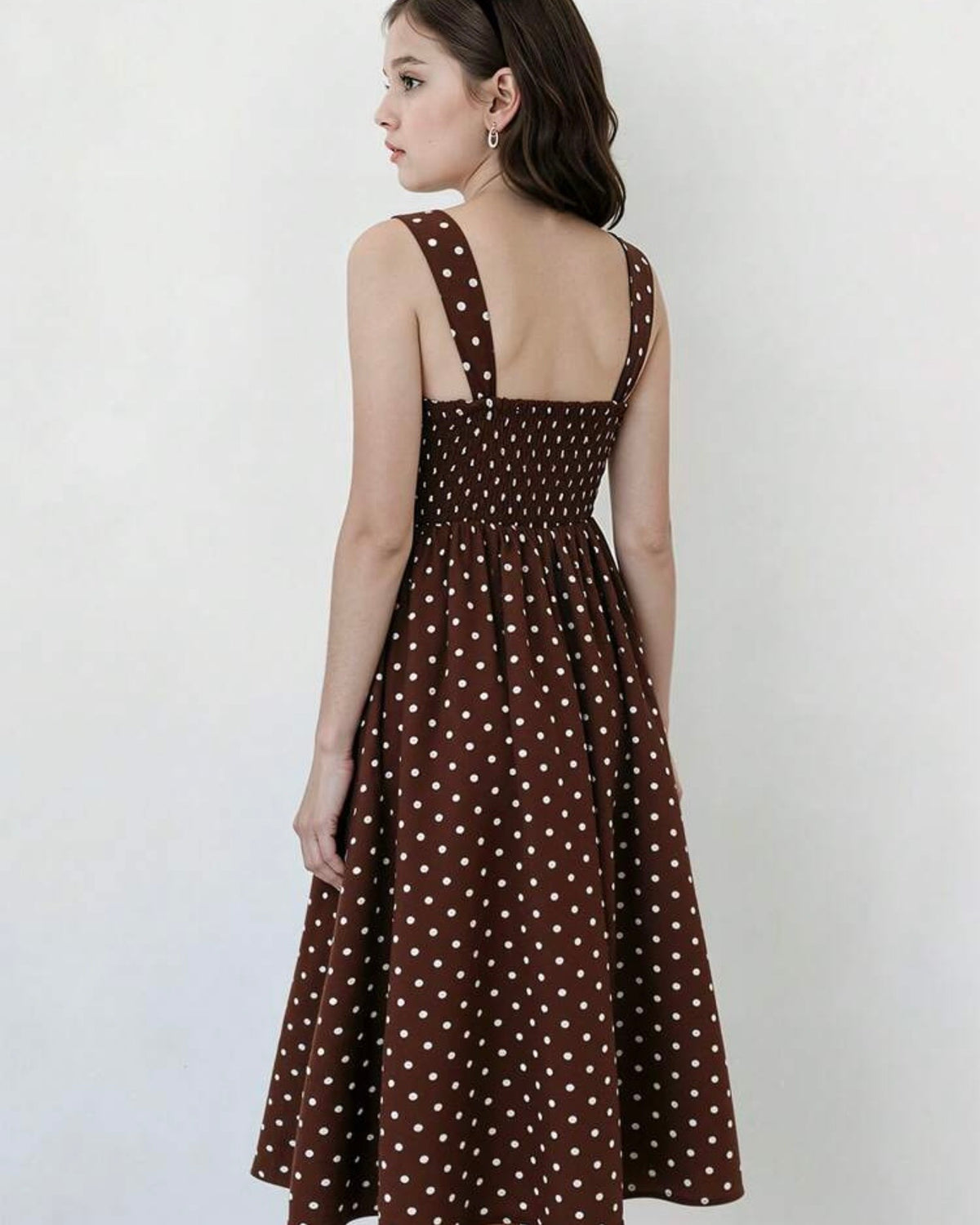 Vestido café