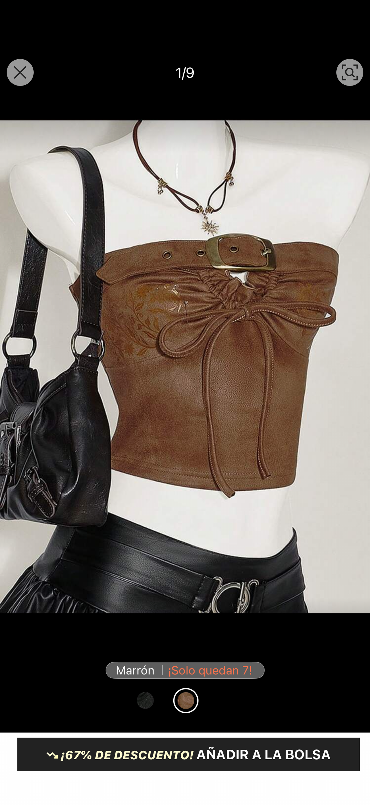 Crop Top straple cowgirl
