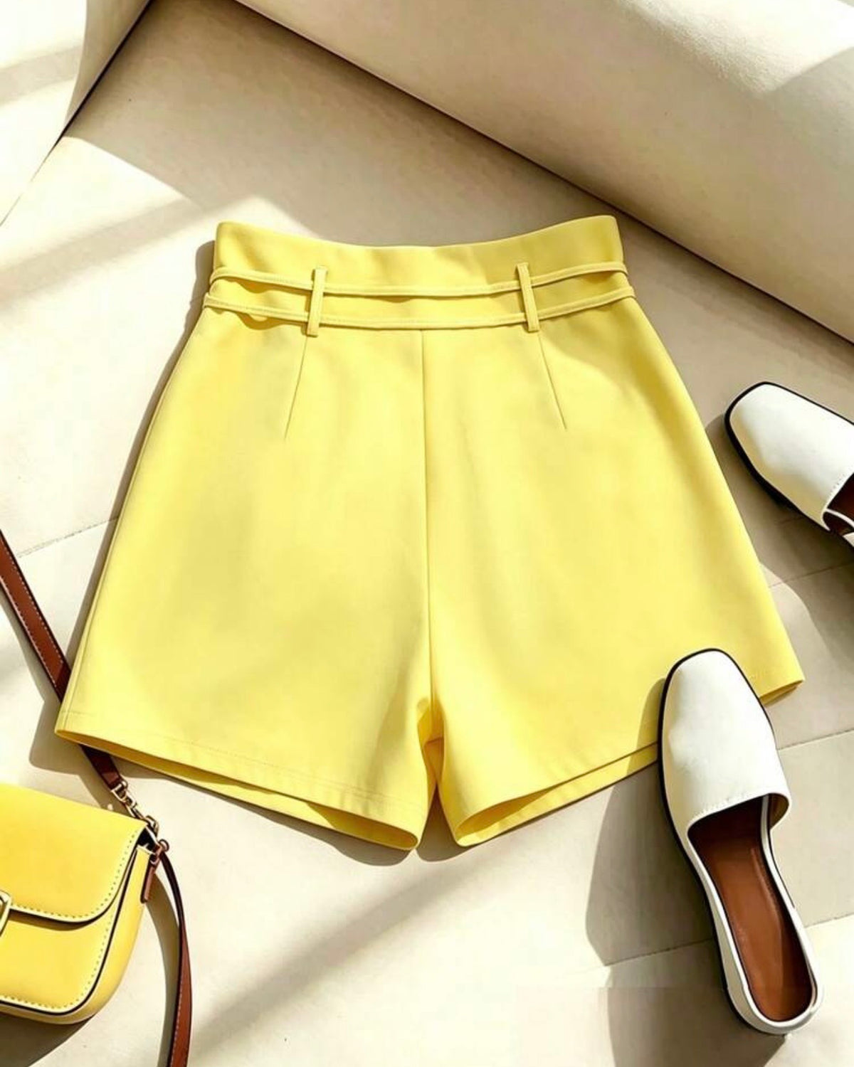 Short amarillo