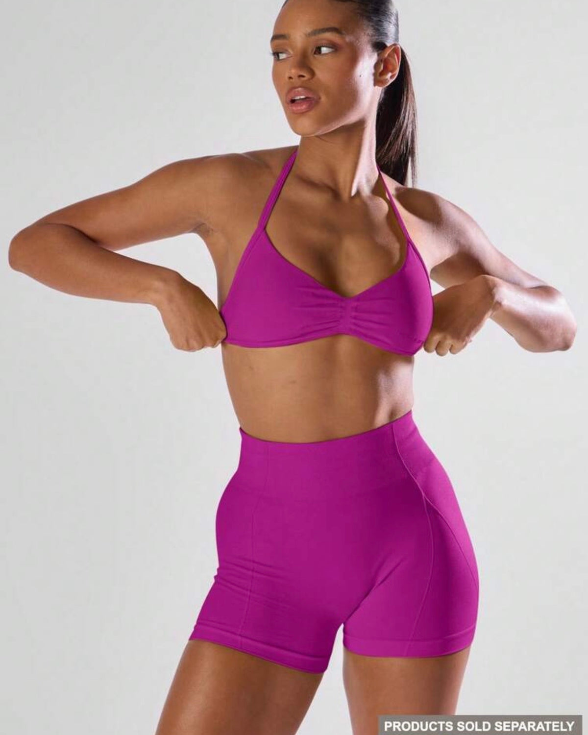 Top deportivo violeta