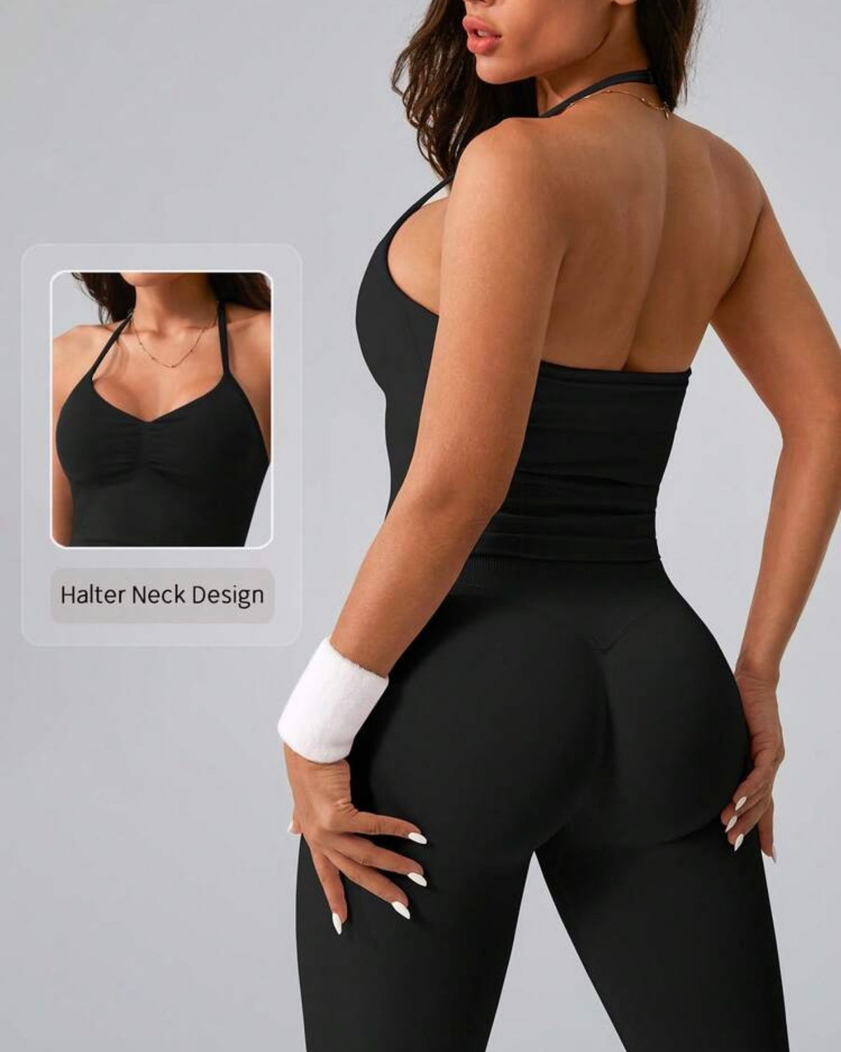 Conjunto deportivo negro