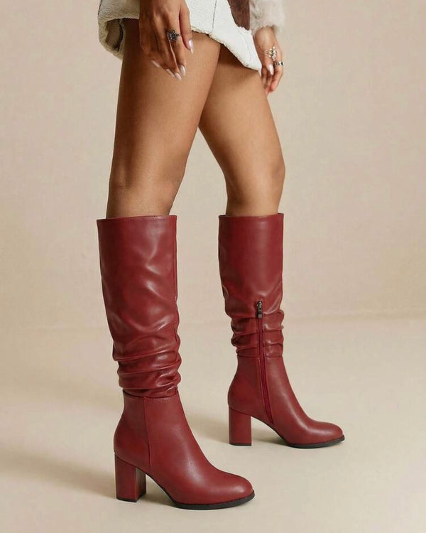 Botas color vino