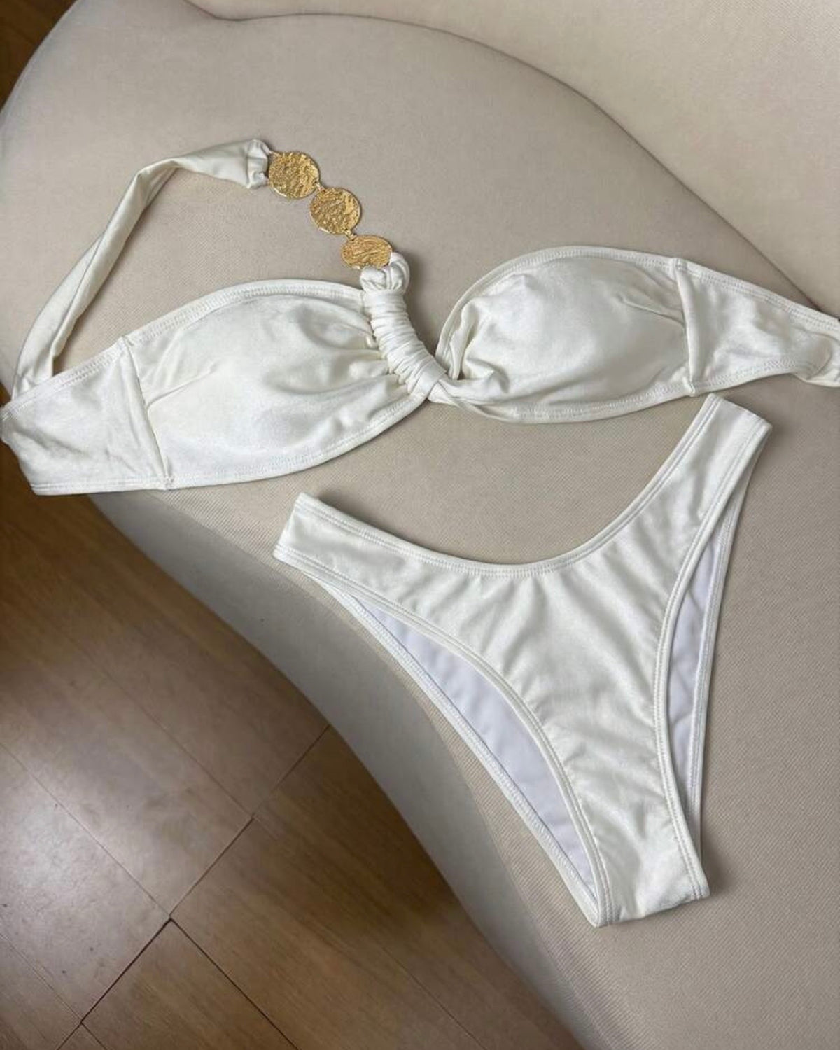 Traje de baño blanco