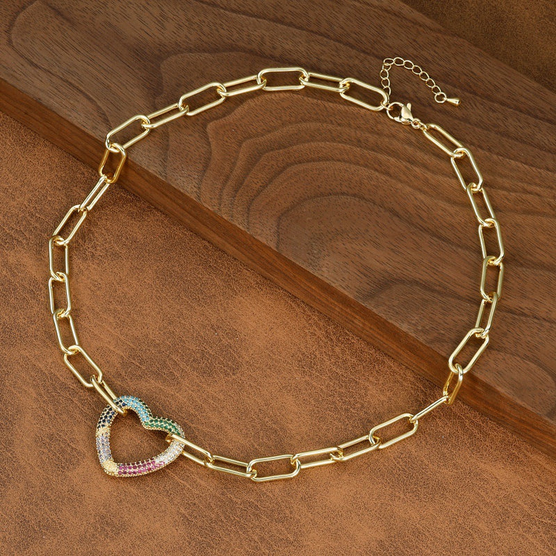 Collar de corazon