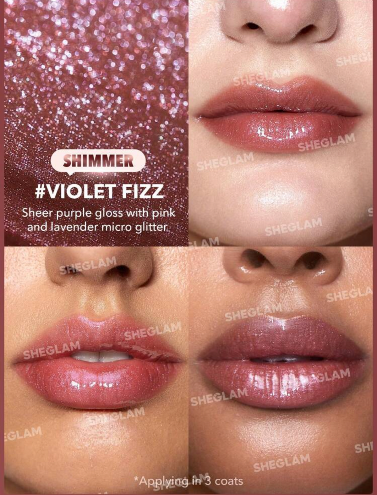 Lip Plumper Sheglam con brillos