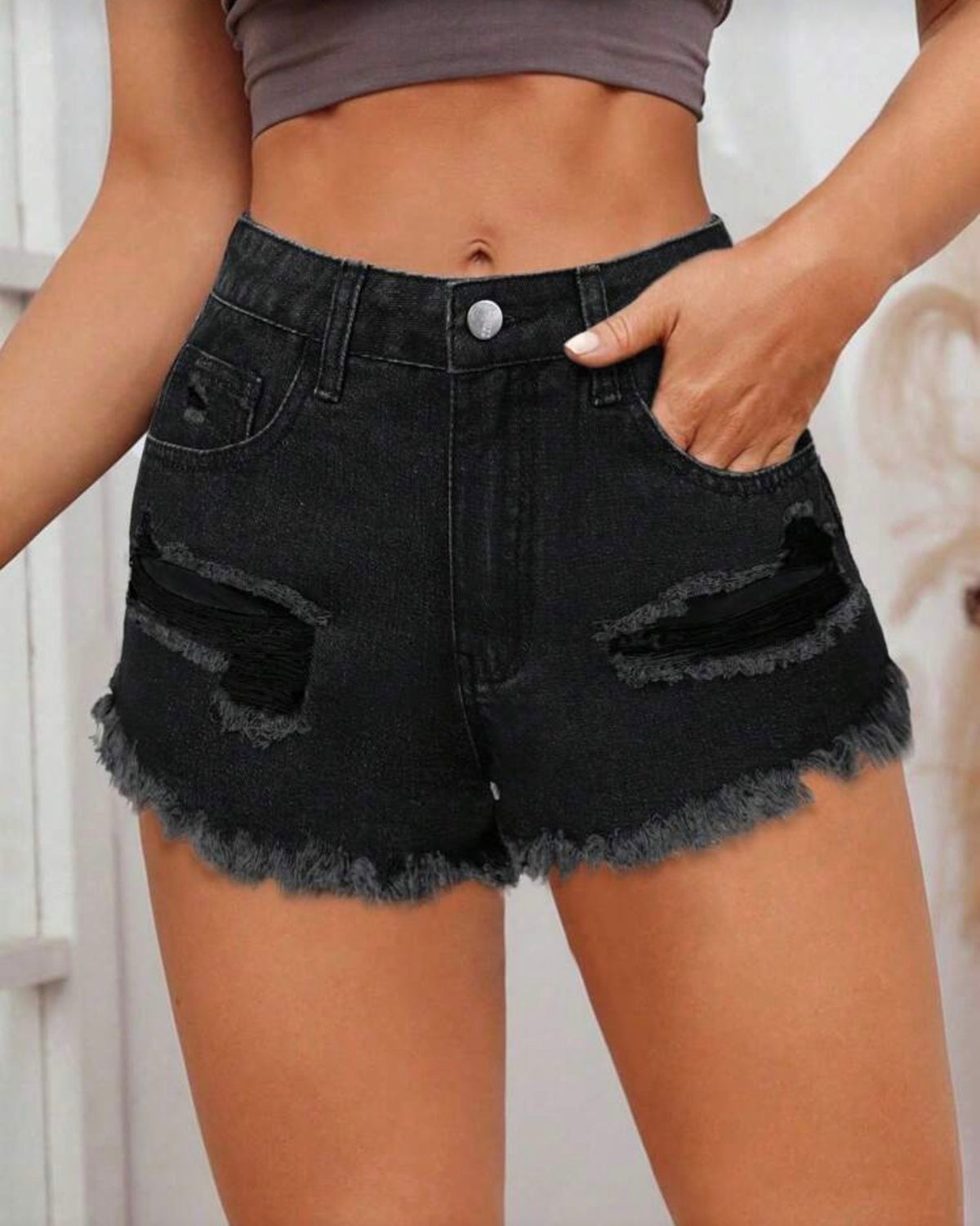 Short de mezclilla
