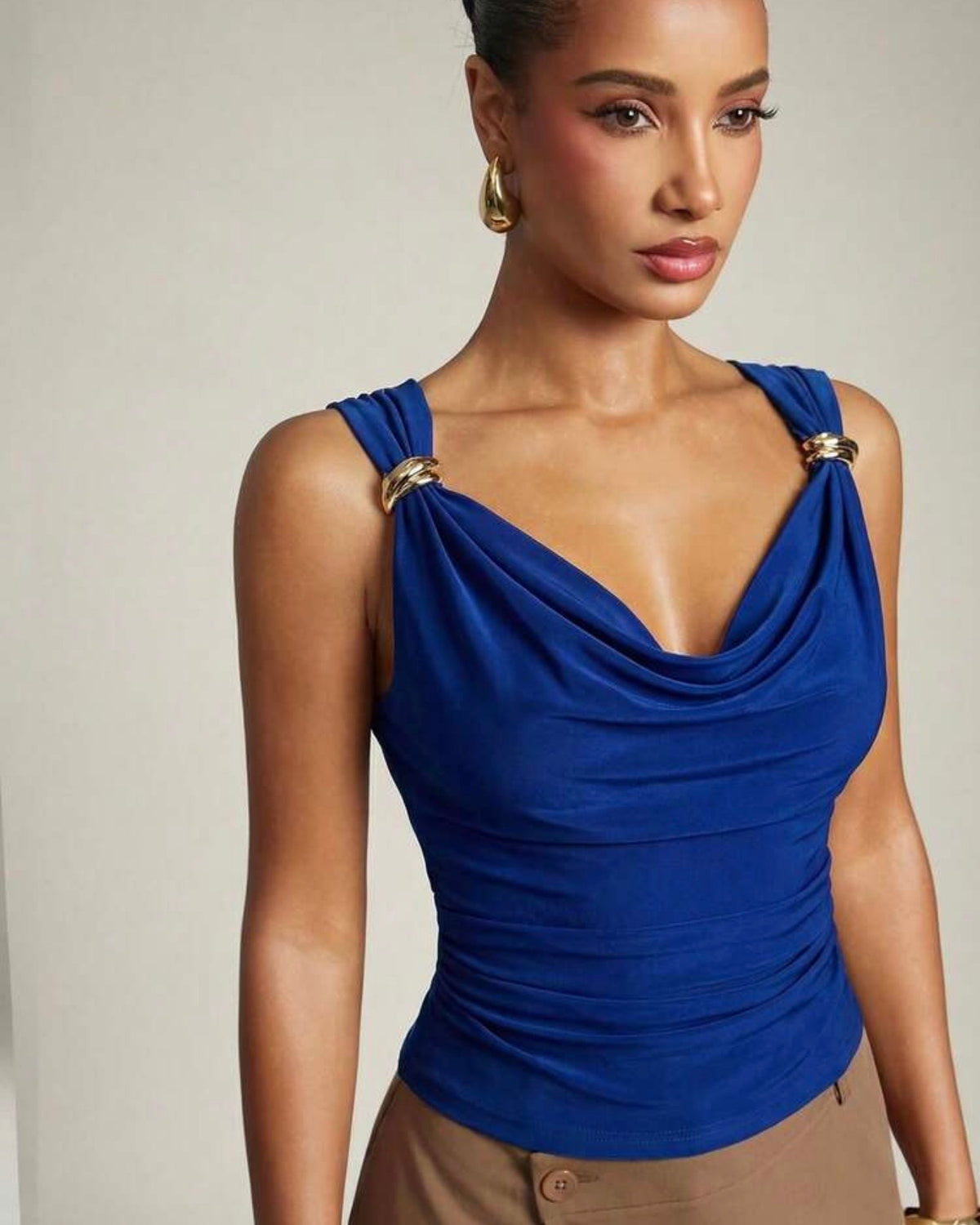 Blusa azul hauture