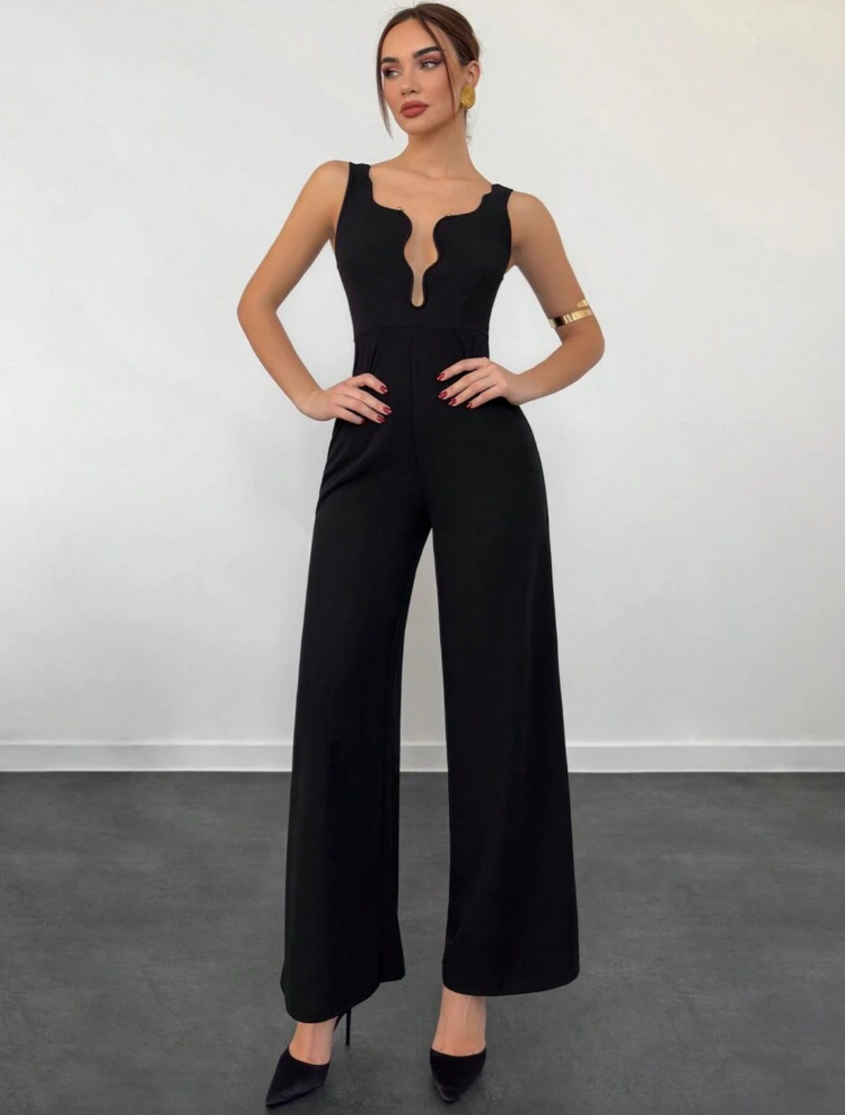 Enterizo elegante negro