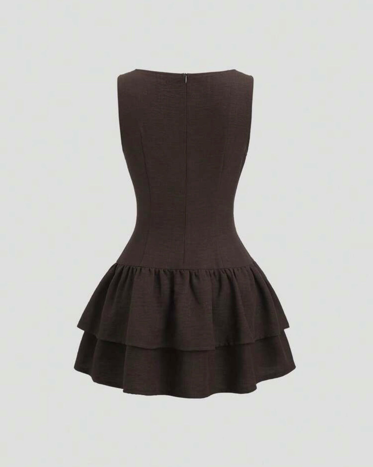 Vestido café