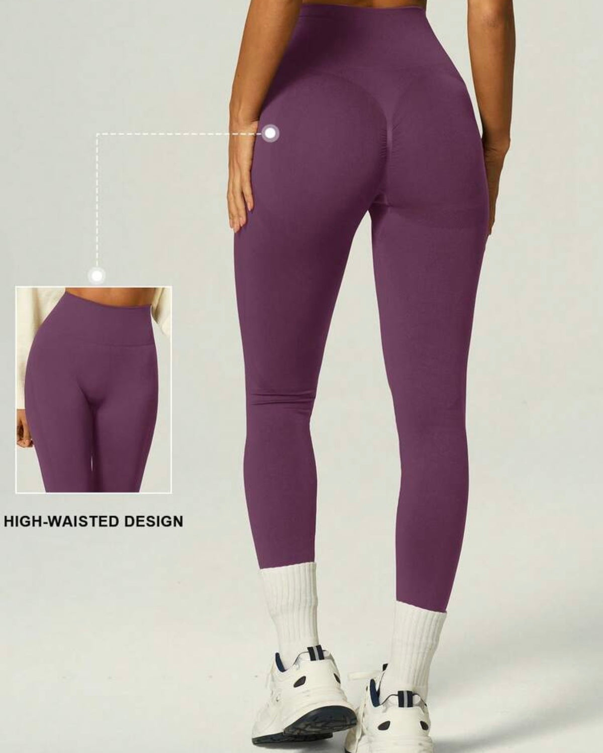 Licra deportiva morada