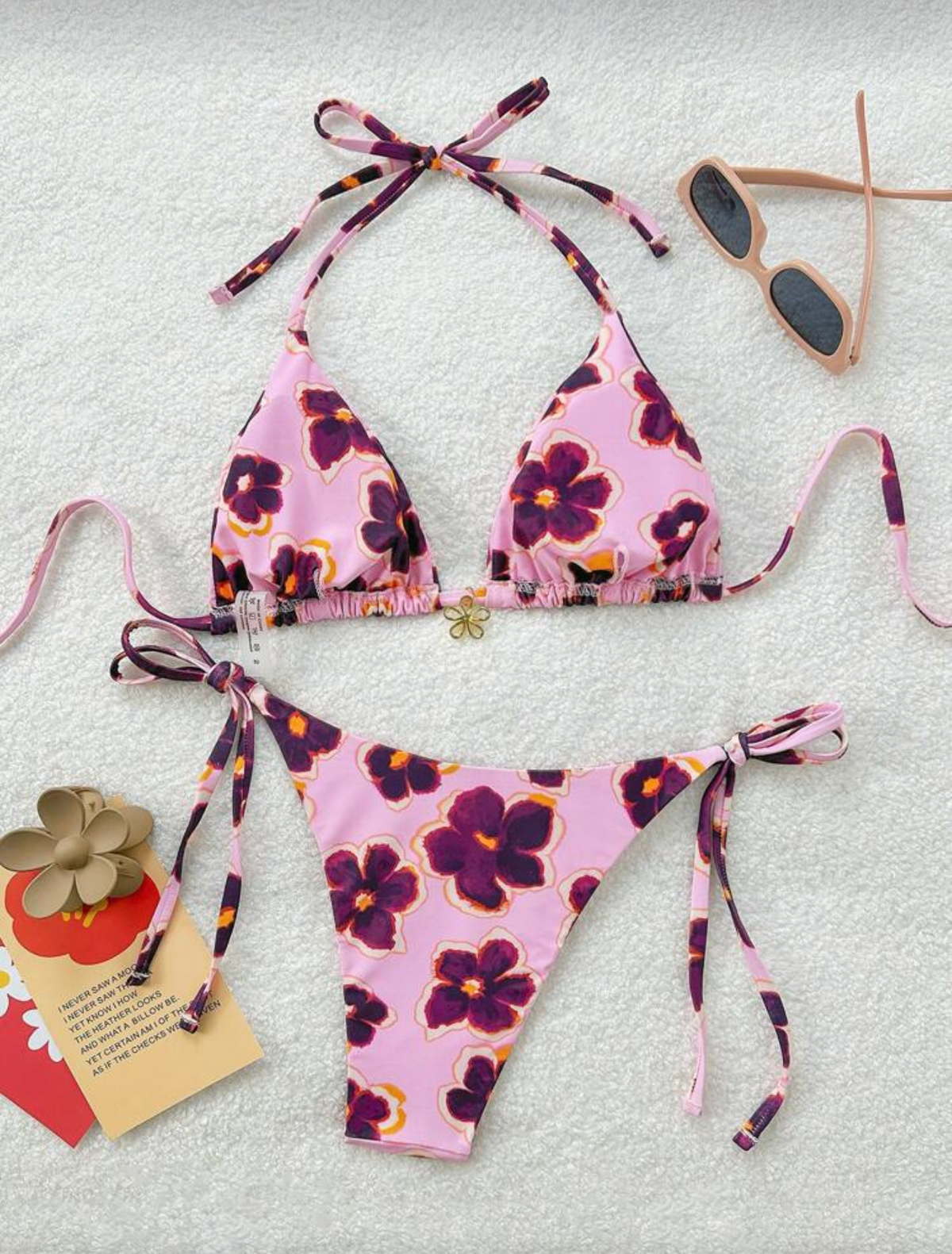 Traje de baño floral