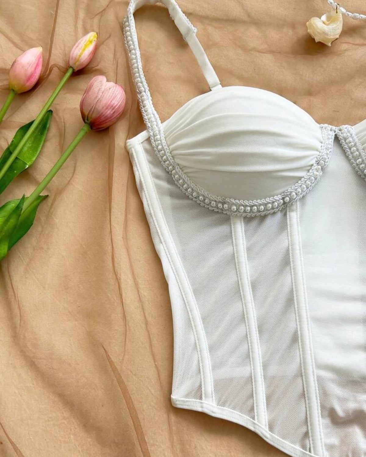 Corsett blanco soleia