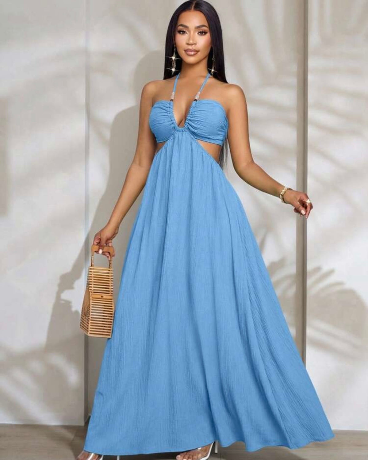 Vestido celeste