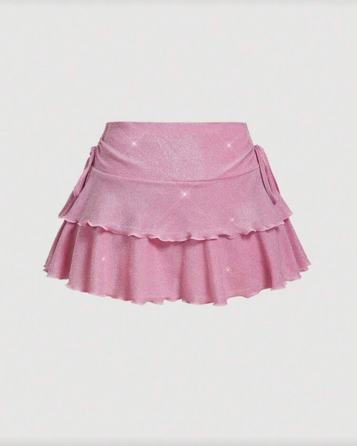 Falda de vuelitos escarchada