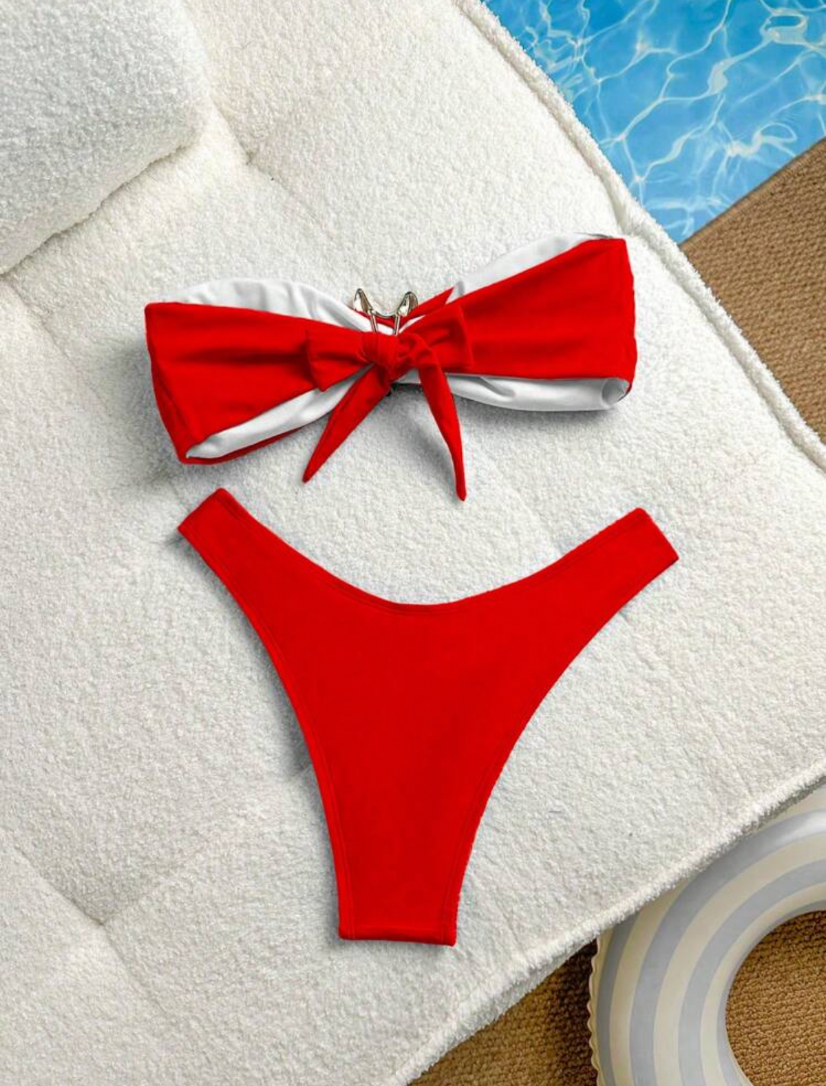 Traje de baño rojo