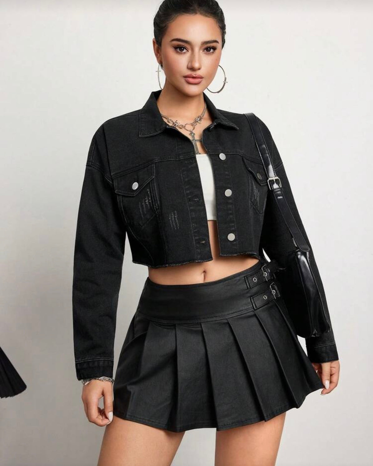Jacket de mezclilla negra