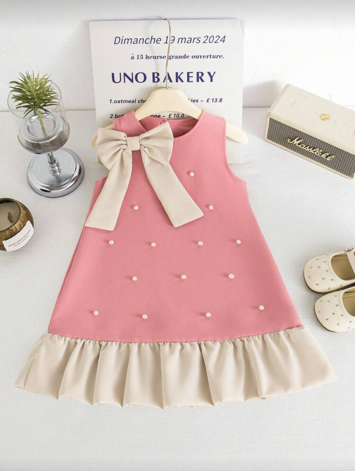 Vestido palo rosa