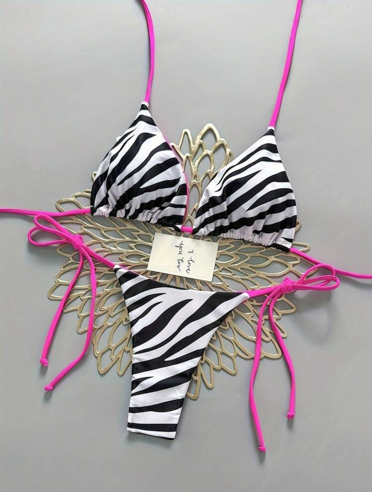 Bikini de zebra