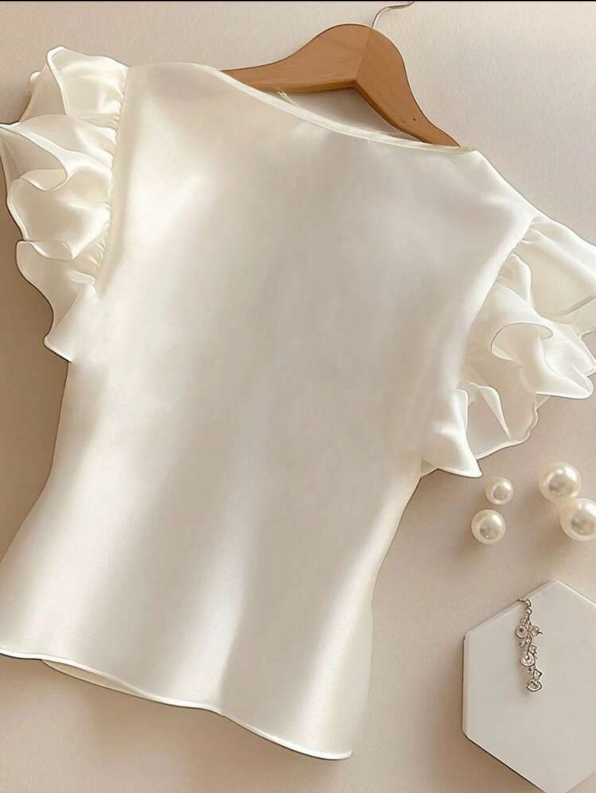 Blusa satinada
