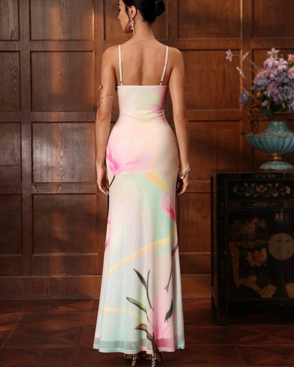 Vestido estampado floral