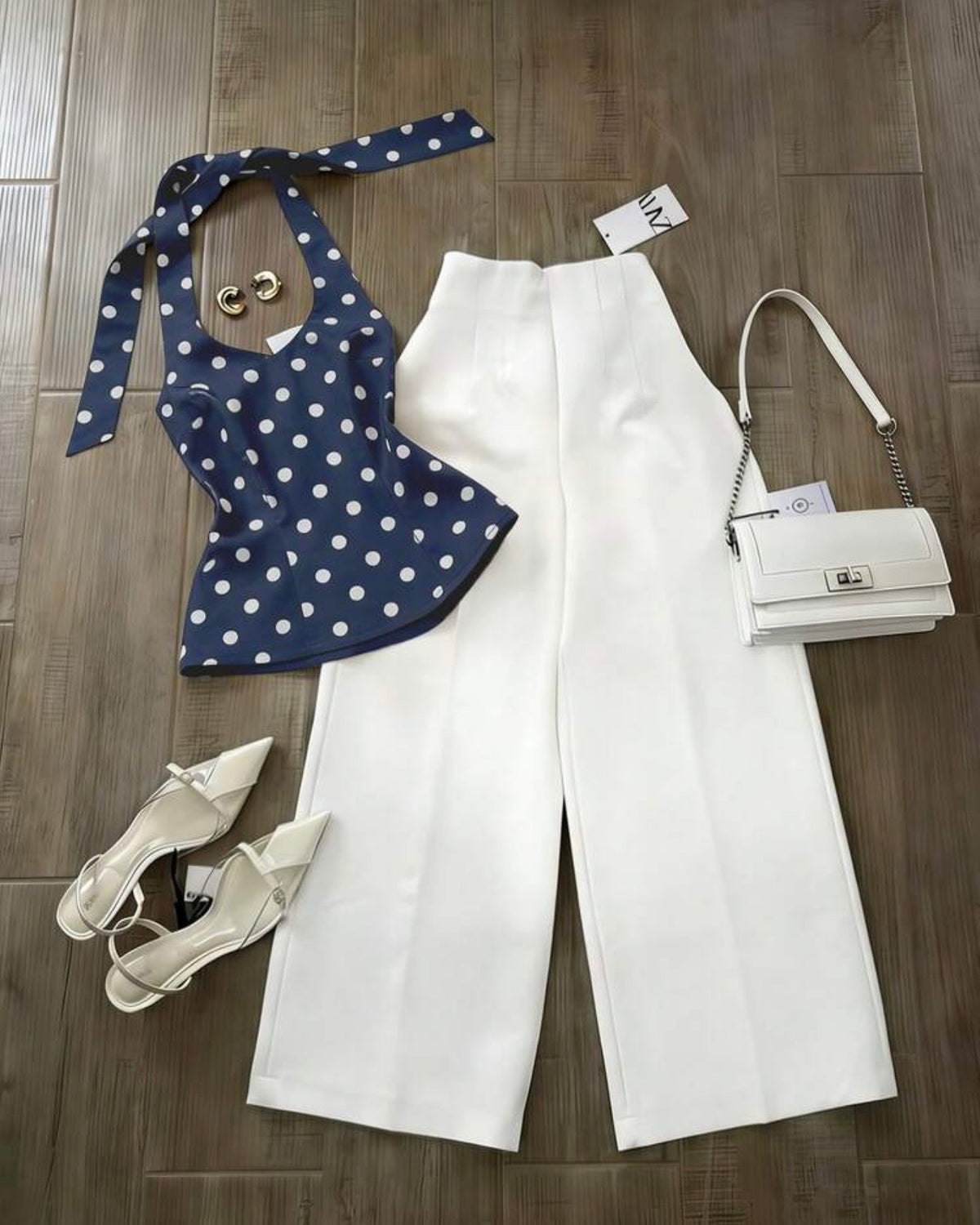 Conjunto palazo más blusa