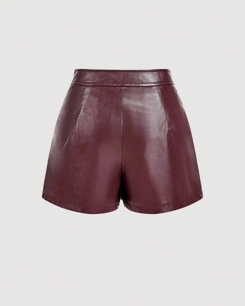 Short enagua de cuerina