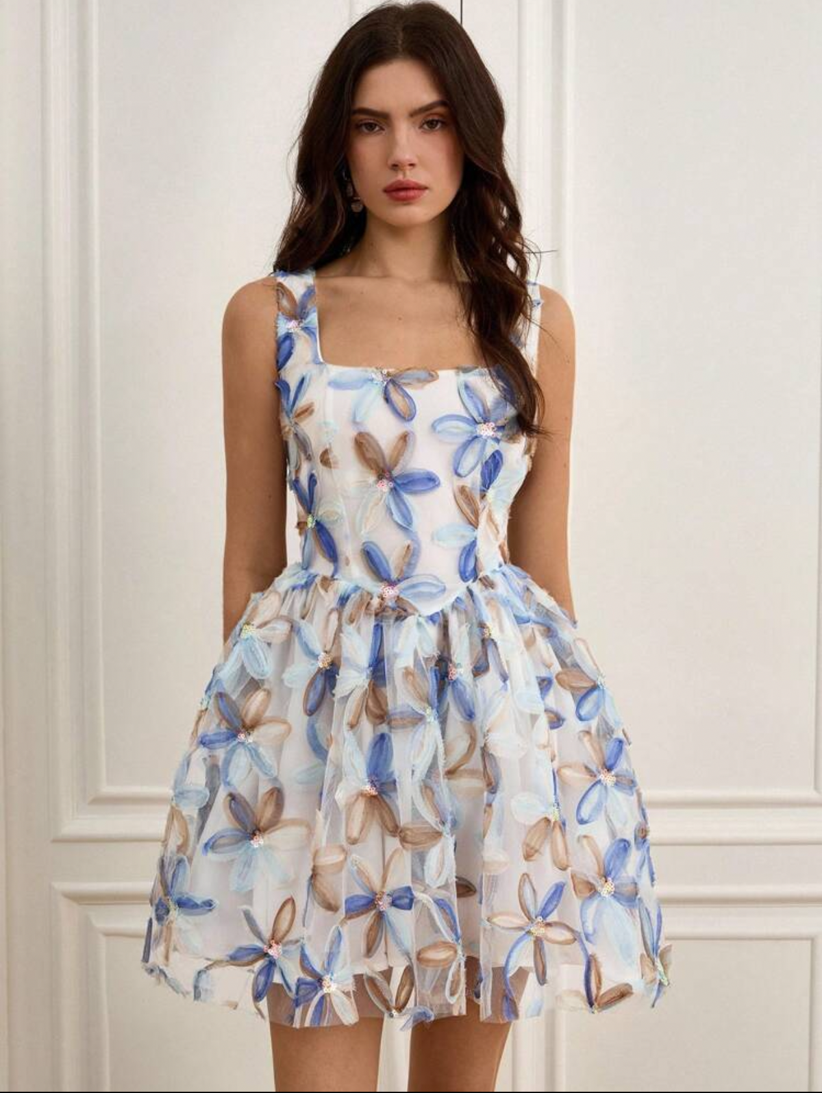 Vestido floreado elegante