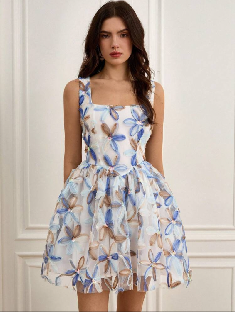 Vestido floreado elegante