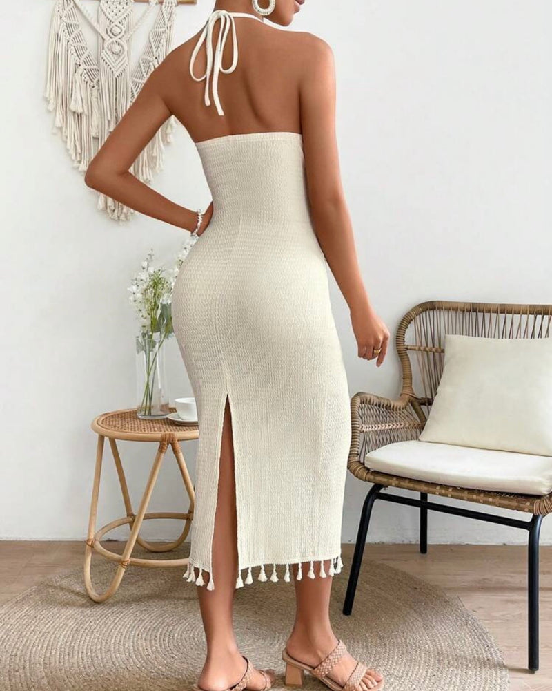 Vestido albaricoque