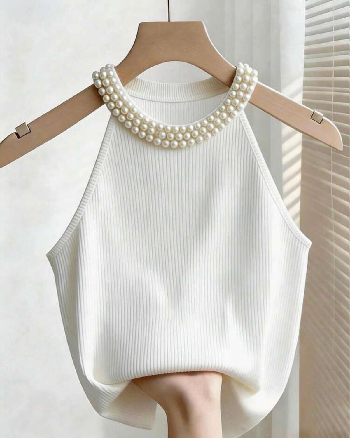 Blusa blanca elegante
