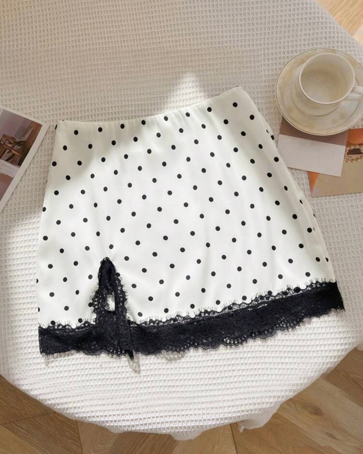 Mini falda blanca