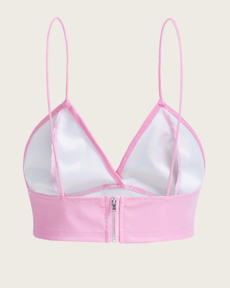 Crop top rosa