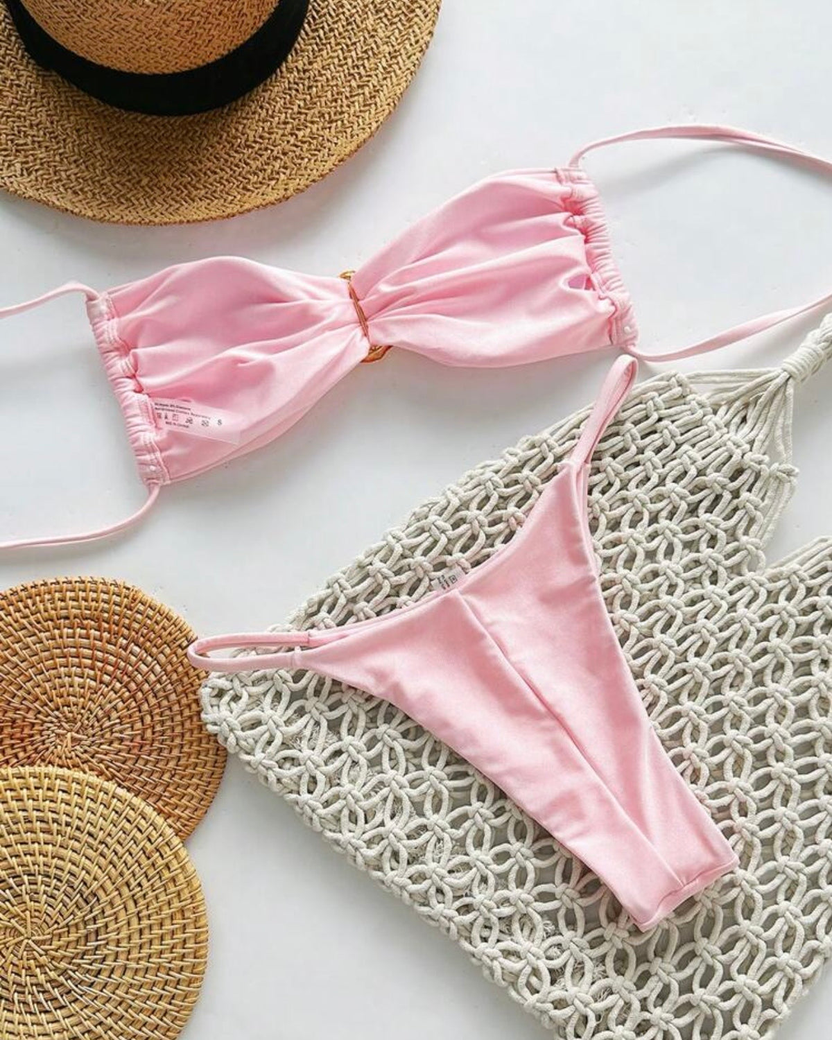 Traje de baño rosa