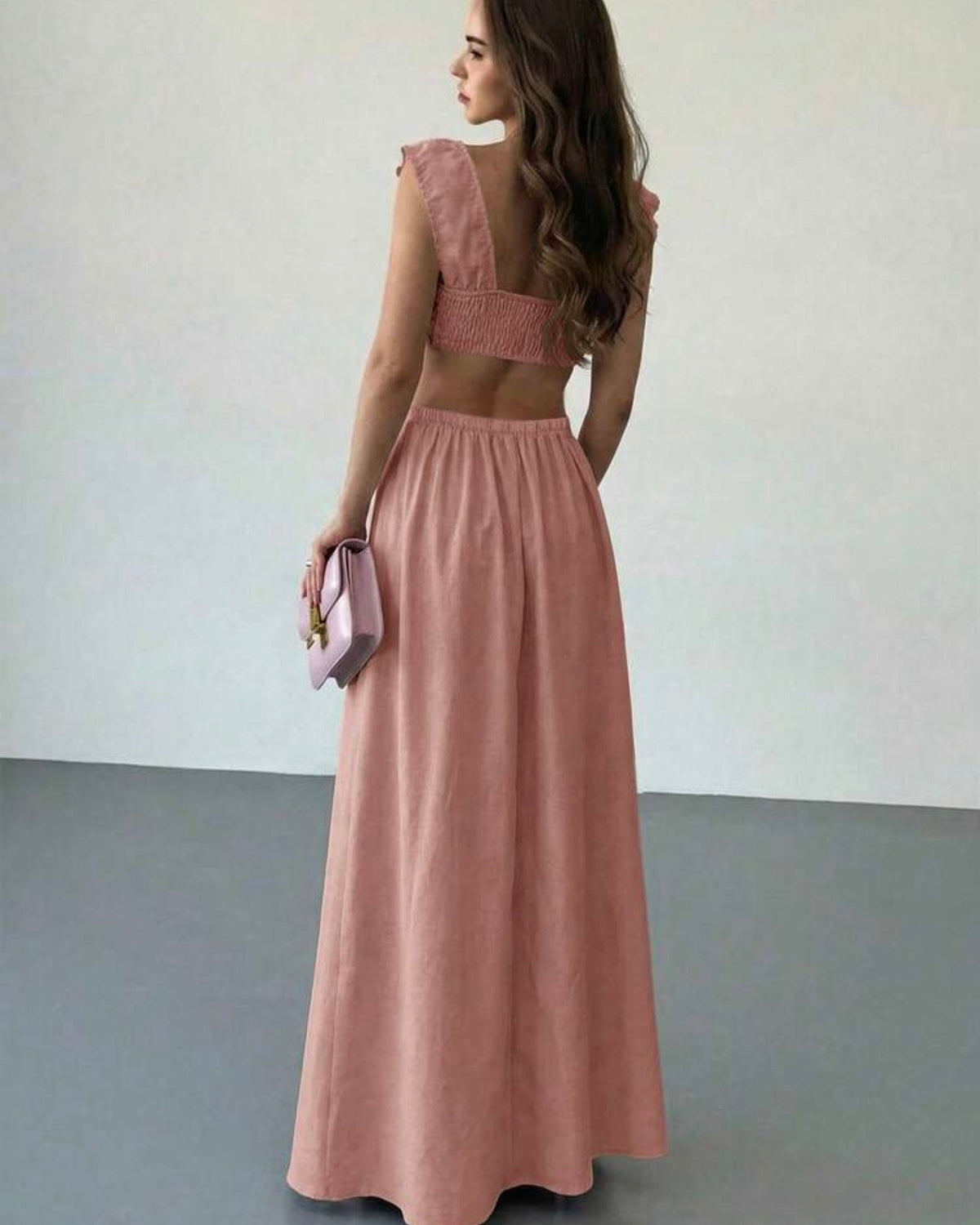 Vestido palo rosa
