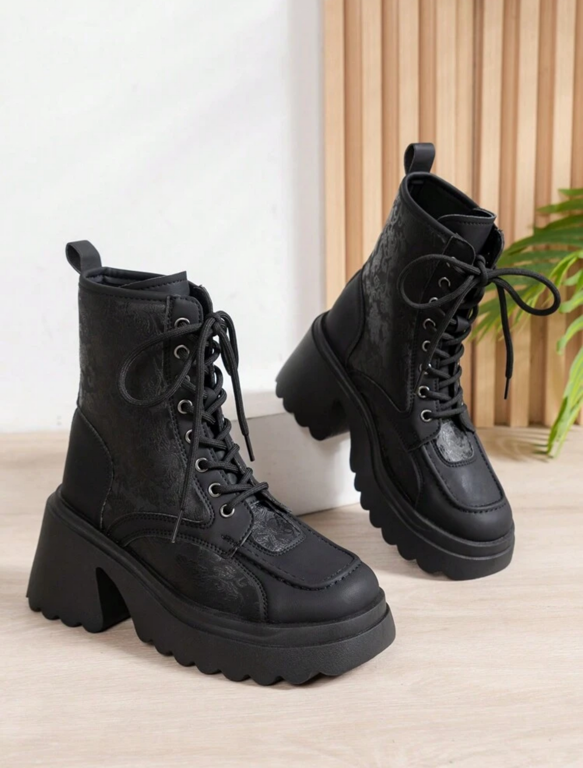 Botines negros