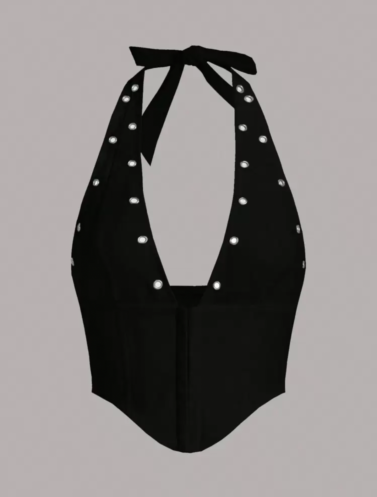 Top cuello V