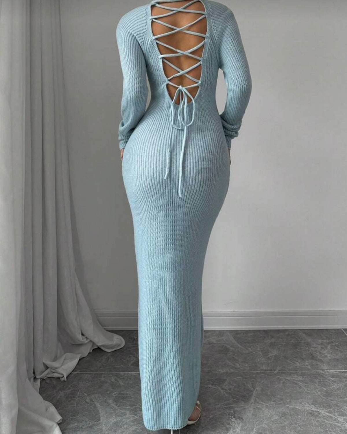 Vestido celeste