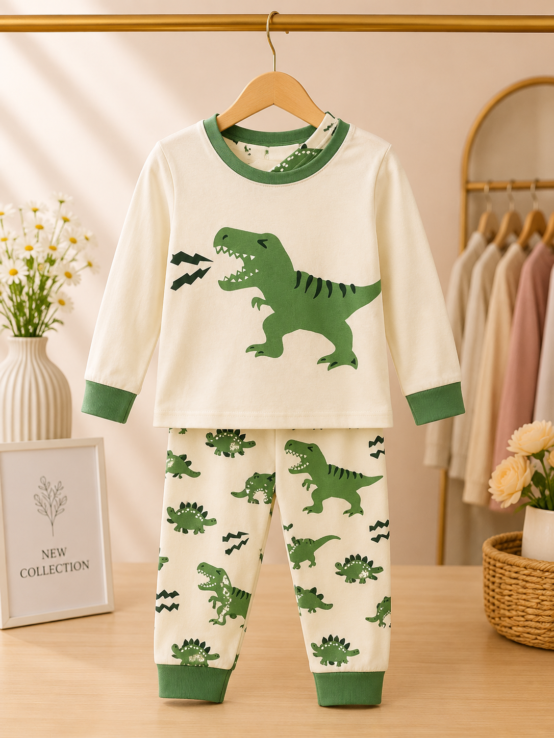 Pijama de dinosaurio