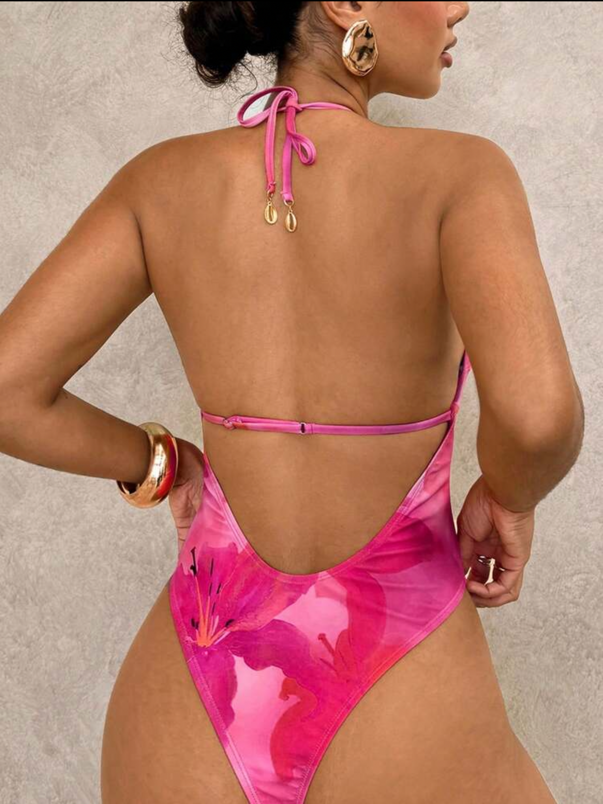 Traje de baño rosa